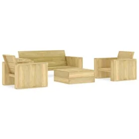 Garden furniture set 4 pieces impregnated pine wood by vidaXL, Garden sets - Ref: Foro24-3053198, Price: 661,23 €, Discount: %