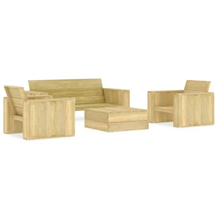 Garden furniture set 4 pieces impregnated pine wood by vidaXL, Garden sets - Ref: Foro24-3053198, Price: 670,47 €, Discount: %