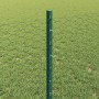 Reja con postes Verde 0.8 x 25 m Acero
