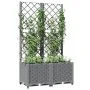 Pflanzgefäß mit Gitter PP hellgrau 80x40x136 cm von vidaXL, Töpfe und Pflanzgefäße - Ref: Foro24-153272, Preis: 85,28 €, Raba...