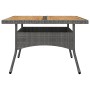 9-piece garden dining set made of PE rattan and gray acacia wood by vidaXL, Garden sets - Ref: Foro24-3058347, Price: 662,60 ...