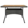 Set de comedor de jardín 9 pzas ratán PE y madera acacia gris de vidaXL, Conjuntos de jardín - Ref: Foro24-3058347, Precio: 6...