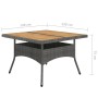 Garten-Esszimmergarnitur 9-tlg. PE Rattan und graues Akazienholz von vidaXL, Gartensets - Ref: Foro24-3058347, Preis: 662,60 ...