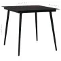 3-piece garden dining set, made of cotton rope and black steel. by vidaXL, Garden sets - Ref: Foro24-3058277, Price: 221,47 €...