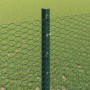 Reja con postes Verde 1.2 x 25 m Acero