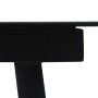 Set de comedor de jardín 7 pzas cuerda de algodón y acero negro by vidaXL, Garden sets - Ref: Foro24-3058278, Price: 482,11 €...
