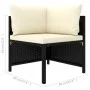 9-teiliges Gartenmöbel-Set und schwarze synthetische Rattankissen von vidaXL, Gartensets - Ref: Foro24-3059794, Preis: 501,28...