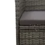 Gartenmöbel 3-teilig aus synthetischem Rattan und grauem Glas von vidaXL, Gartensets - Ref: Foro24-3058309, Preis: 248,67 €, ...
