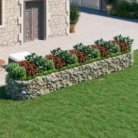 Arriate de gaviones de hierro galvanizado 500x100x50 cm de vidaXL, Maceteros y jardineras - Ref: Foro24-152043, Precio: 90,80...