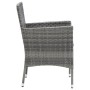 Gartenmöbel 5-teilig aus synthetischem Rattan und grauem Glas von vidaXL, Gartensets - Ref: Foro24-3058319, Preis: 327,35 €, ...