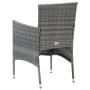 Gartenmöbel 5-teilig aus synthetischem Rattan und grauem Glas von vidaXL, Gartensets - Ref: Foro24-3058319, Preis: 327,35 €, ...