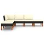 6-piece garden furniture set and black synthetic rattan cushions by vidaXL, Garden sets - Ref: Foro24-3059737, Price: 344,50 ...