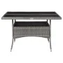 Garden dining set 9 pieces PE rattan and gray glass by vidaXL, Garden sets - Ref: Foro24-3058530, Price: 1,00 €, Discount: %