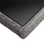 Set de comedor de jardín 9 piezas ratán PE y vidrio gris de vidaXL, Conjuntos de jardín - Ref: Foro24-3058530, Precio: 1,00 €...