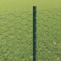 Reja con postes Verde 0.8 x 50 m Acero