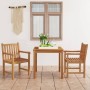 3-teilige Garten-Essgarnitur aus massivem Teakholz von vidaXL, Gartensets - Ref: Foro24-3059923, Preis: 522,80 €, Rabatt: %