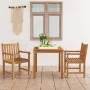 Conjunto de comedor de jardín 3 piezas madera maciza de teca de vidaXL, Conjuntos de jardín - Ref: Foro24-3059923, Precio: 51...