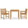 Conjunto de comedor de jardín 3 piezas madera maciza de teca de vidaXL, Conjuntos de jardín - Ref: Foro24-3059923, Precio: 51...
