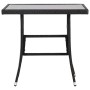 Juego de comedor para jardín 3 piezas ratán sintético negro de vidaXL, Conjuntos de jardín - Ref: Foro24-3059440, Precio: 130...