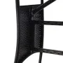 3-Piece Black Synthetic Rattan Garden Dining Set by vidaXL, Garden sets - Ref: Foro24-3059440, Price: 128,02 €, Discount: %