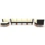 Gartenmöbel-Set 10 Stück schwarze synthetische Rattankissen von vidaXL, Gartensets - Ref: Foro24-3059745, Preis: 713,95 €, Ra...