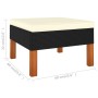 Gartenmöbel-Set 10 Stück schwarze synthetische Rattankissen von vidaXL, Gartensets - Ref: Foro24-3059745, Preis: 723,43 €, Ra...