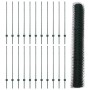 Reja con postes Verde 1.2 x 50 m Acero