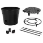 Anthracite polypropylene tomato planter Ø29.5x115 cm by vidaXL, Pots and planters - Ref: Foro24-152209, Price: 34,40 €, Disco...