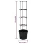 Anthracite polypropylene tomato planter Ø29.5x115 cm by vidaXL, Pots and planters - Ref: Foro24-152209, Price: 34,40 €, Disco...