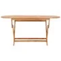 Folding 7-piece solid teak wood garden dining set by vidaXL, Garden sets - Ref: Foro24-3059968, Price: 493,89 €, Discount: %