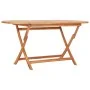 Folding 7-piece solid teak wood garden dining set by vidaXL, Garden sets - Ref: Foro24-3059968, Price: 493,89 €, Discount: %