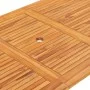 Folding 7-piece solid teak wood garden dining set by vidaXL, Garden sets - Ref: Foro24-3059968, Price: 493,89 €, Discount: %