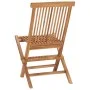 Folding 7-piece solid teak wood garden dining set by vidaXL, Garden sets - Ref: Foro24-3059968, Price: 493,89 €, Discount: %