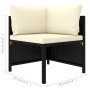 9-teiliges Gartenmöbel-Set und schwarze synthetische Rattankissen von vidaXL, Gartensets - Ref: Foro24-3059792, Preis: 501,10...