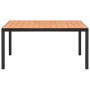 5-teiliges Garten-Esszimmerset in Schwarz und Braun von vidaXL, Gartensets - Ref: Foro24-3060078, Preis: 484,76 €, Rabatt: %