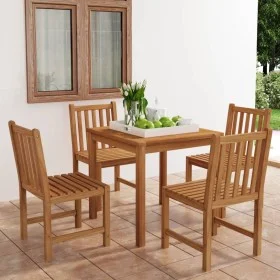 Garden dining set 3 pieces solid teak wood by vidaXL, Garden sets - Ref: Foro24-3059922, Price: 644,80 €, Discount: %