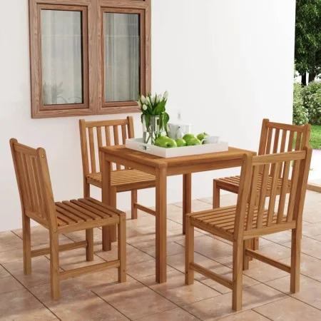 Conjunto de comedor de jardín 3 piezas madera maciza de teca de vidaXL, Conjuntos de jardín - Ref: Foro24-3059922, Precio: 64...