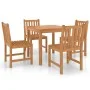 Conjunto de comedor de jardín 3 piezas madera maciza de teca de vidaXL, Conjuntos de jardín - Ref: Foro24-3059922, Precio: 64...