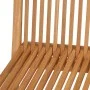 Garden dining set 5 pieces solid teak wood by vidaXL, Garden sets - Ref: Foro24-3059579, Price: 353,99 €, Discount: %