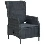 Set comedor jardín 9 pzas cojines ratán sintético gris oscuro de vidaXL, Conjuntos de jardín - Ref: Foro24-3060138, Precio: 2...