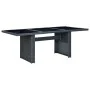 Set comedor jardín 9 pzas cojines ratán sintético gris oscuro de vidaXL, Conjuntos de jardín - Ref: Foro24-3060138, Precio: 2...