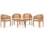 5-teiliges Gartenmöbel-Set aus massivem Teakholz von vidaXL, Gartensets - Ref: Foro24-3059963, Preis: 757,98 €, Rabatt: %