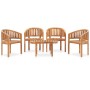 5-teiliges Gartenmöbel-Set aus massivem Teakholz von vidaXL, Gartensets - Ref: Foro24-3059963, Preis: 766,34 €, Rabatt: %