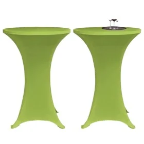 Elastische Tischbezug 2 Stück 70 cm grün von vidaXL, Abdeckungen - Ref: Foro24-131432, Preis: 23,47 €, Rabatt: %