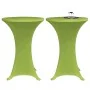 Funda elástica para mesa 2 unidades 70 cm verde by vidaXL, Covers - Ref: Foro24-131432, Price: 23,47 €, Discount: %