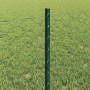 Reja con postes Verde 0.6 x 100 m Acero