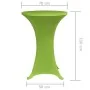Funda elástica para mesa 2 unidades 70 cm verde by vidaXL, Covers - Ref: Foro24-131432, Price: 23,47 €, Discount: %