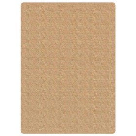 Alfombra de yute con reverso de latex color natural 80x160 cm