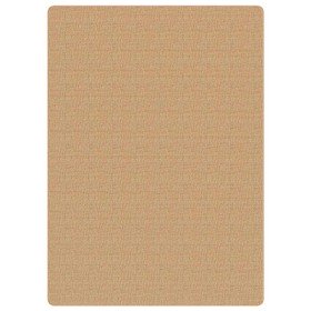 Alfombra de yute con reverso de latex color natural 80x160 cm