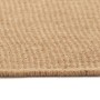 Alfombra de yute con reverso de latex color natural 80x160 cm